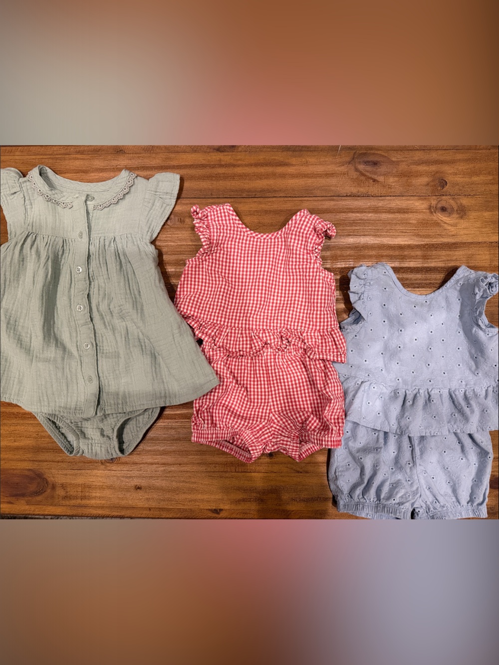 Little Planet Organic Cotton 9M 3 Outfit Sets